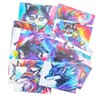 ITZAMNA Colorful Wolf Head Postcards 50 Cards Package