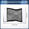 INFINAUTO Cargo Net 19.68 x 9.84 Inch Car Backseat Storage