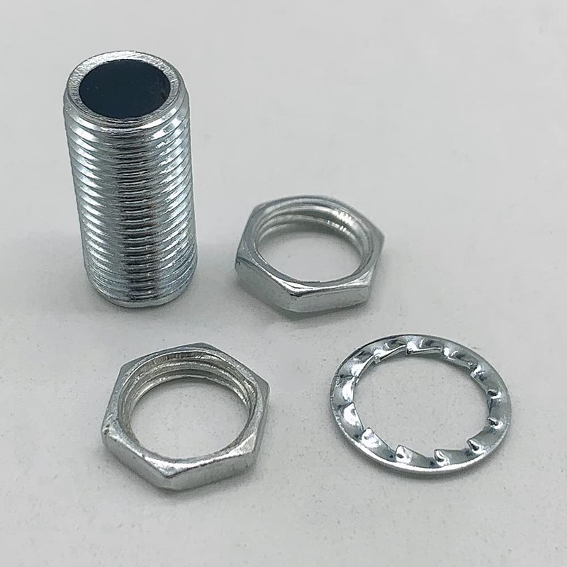 Set of 10 Threaded Pipe 20 mm M10 x 1