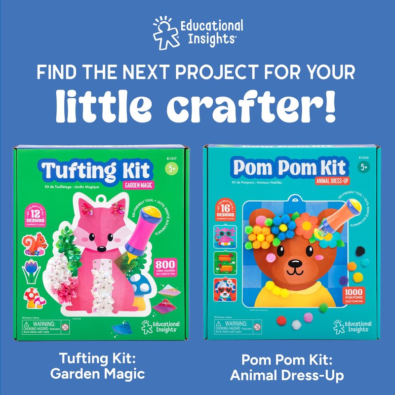 Educational Insights 3D Sticker Maker Kit - Craft Kit for