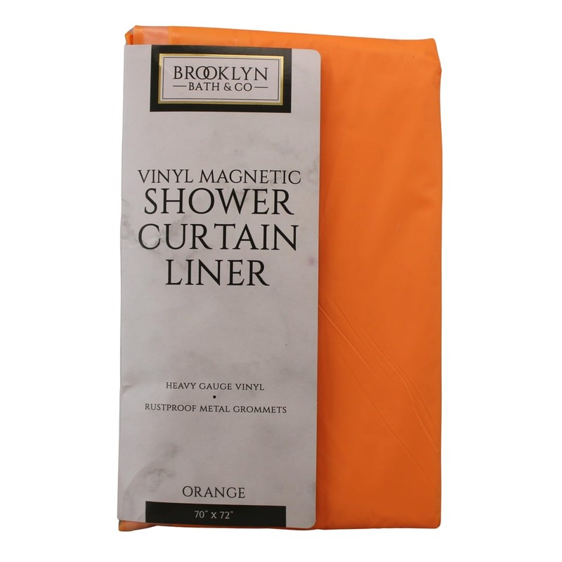 Dependable Industries inc. Essentials Bathroom Magnetized Shower Curtain Liner with