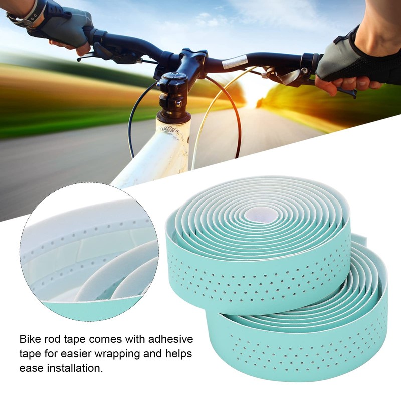 Fixed Bicycle Buckle Breathable Bike Handlebar Tape Bianchi Green