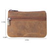Genuine Leather Coin Purse, Small Coin Bag for Men Women,