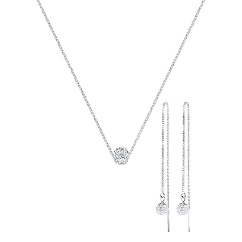 Jewelry Set, Fabric, Crystal