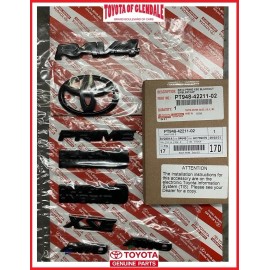 Toyota 2021-2024 TOYOTA RAV4 PRIME XSE BLACKOUT EMBLEM OVERLAY KIT GEN PT948-42211-02