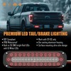 AT-HAIHAN Pack of 2 Oval Red LED Trailer Stop Brake