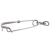 10 Set 3.8 X 150mm Fishing Snap Swivel 304 Stainless