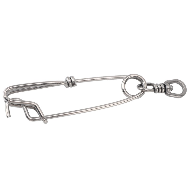 10 Set 3.8 X 150mm Fishing Snap Swivel 304 Stainless