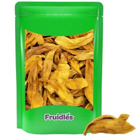 Fruidles Dried Mango Strips, NON-GMO Chewy And Firm Dehydrated Mango Strips (Half-Pound)