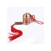 Lachineuse Doré et Rouge Buddhist Bell, 5 x 4 x