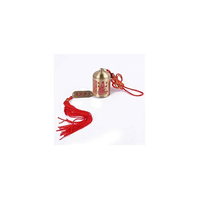 Lachineuse Doré et Rouge Buddhist Bell, 5 x 4 x