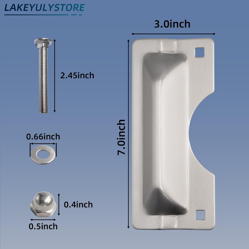 U 9496 Latch Guard Plate Cover Swinging Doors – Stainless