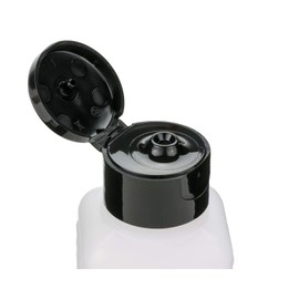 10 x 50 ml Octopus plastic bottles, HDPE plastic bottles with black flip-top cap, empty bottles with black hinged cap, square bottles incl. 10 labels