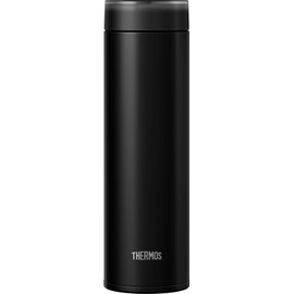 Thermos JOD-480 CLBK Water Bottle, Vacuum Insulated Travel Mug, 16.2 fl oz (480 ml), Clear Black