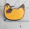 Brahma Chicken Hen Enamel Pin Farmer Gift
