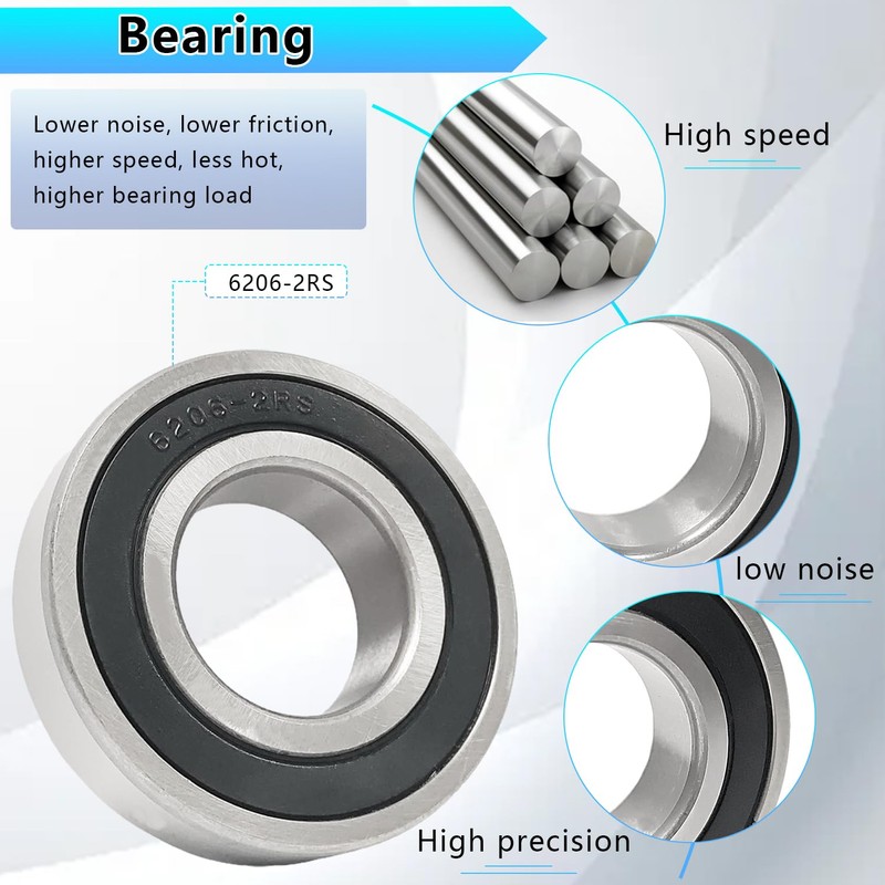 Rear Wheel Bearing and Seal Kit 2005-2013 for Yamaha Rhino