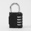 SimpleLock 4-Digit Combination Dial Padlock Black