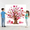 Buryeah 77 Pcs Valentine's Day Tree Bulletin Board Set 47