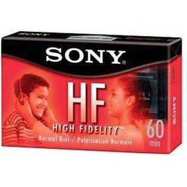 Sony HF 60Min Blank Cassette Tapes C-60HFL (Qty 4)