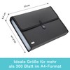 Elba Document Folder A4 Expanding File Black