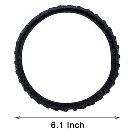 AR-PRO (4 Tracks) R0526100 Upgraded Version Track Replacement | Compatible with MX8/MX6 In-Ground Pool Cleaner/Made of Premium, Heavy Duty Rubber - Improving The Parts Life Cycle by 50%