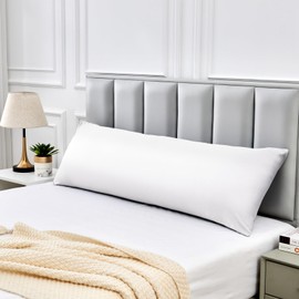 Warmstar Cotton Body Pillow Cover 1 Pack, 600 Thread Count Body Pillow case 20"x54", Long Body Pillow Case Cover Soft Breathable with Envelope Closure,White