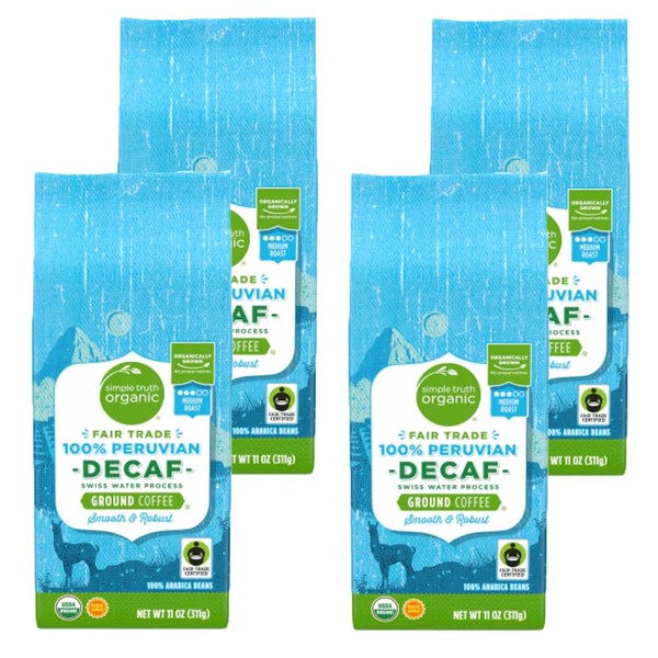 Generic Simple Truth Organic Peruvian Decaf Coffee Ground Fair Trade