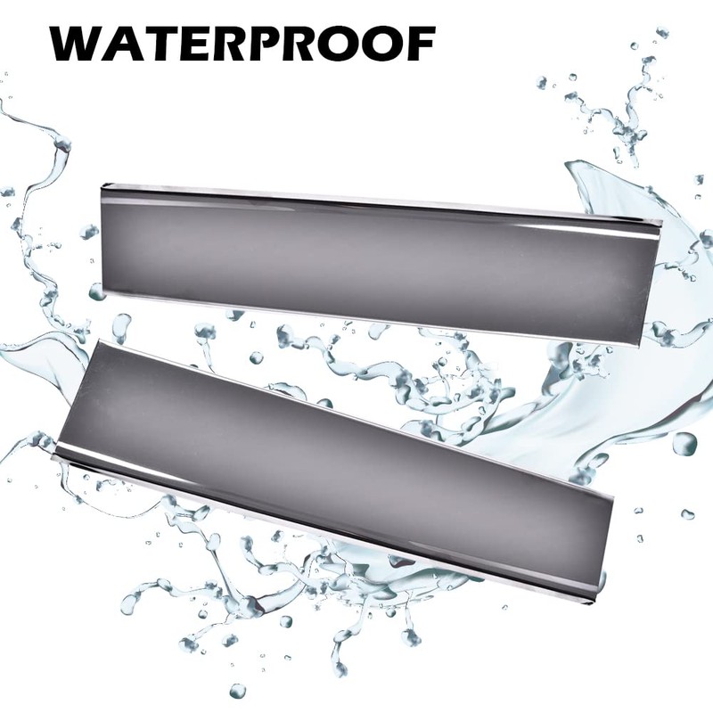 CROSSDESIGN Front Lower Fender Chrome Molding Trim Compatible with 1981-1988