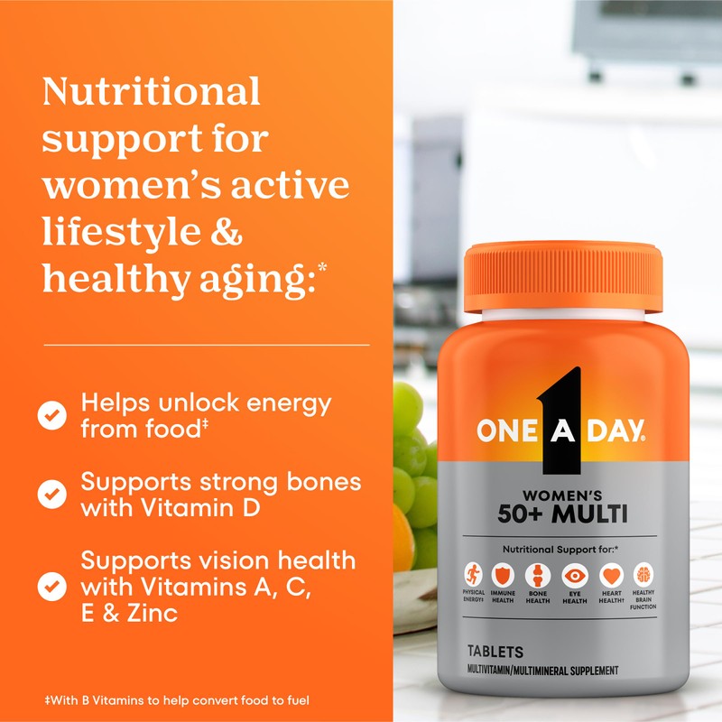 One A Day Multivitamin for Women 50 and Over Tablets,