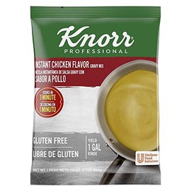 Knorr Professional Chicken Gravy Mix, Gluten Free, No Artificial Flavors or Preservatives, Colors from Natural Sources,1 lb, Pack of 6