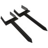AMERIMAX HOME PRODUCTS 85210 Downspout Anchor, 2-Pack, No Size, Gray|White