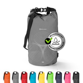 #DoYourOutdoor Where Tomorrow Dry Bag 2L Grey - Waterproof Backpack - Waterproof Bag & Pack Sack - Dry Bag Ideal for Boat, Kayak, Fishing and Camping, gray, sonar