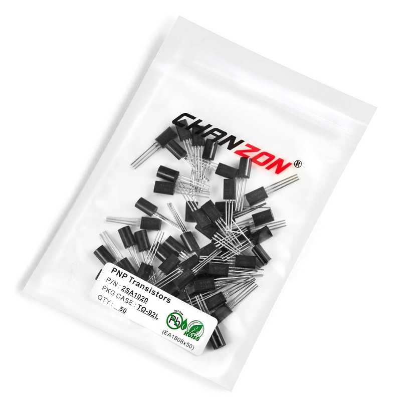 Chanzon 50pcs 2SA1020 TO-92L PNP Transistor -2A