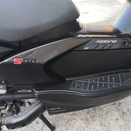 LABELBIKE - 3D Sticker Kit Protector for Boomerang Scooter Compatible with KYMCO XCITING 500 Vinyl Black Outdoor Waterproof