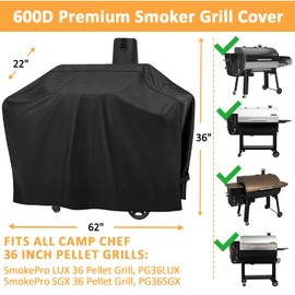 Grill Cover for Camp Chef Pellet Grills, SmokePro SGX 36, SmokePro LUX 36