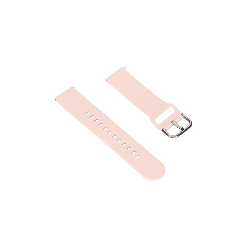 Correa de Reloj Inteligente Cuifati, Silicona Rosa, 20 mm, para