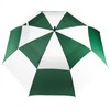 JP Lann 62" Double Canopy Golf Umbrellas (Forest Green &