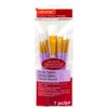 White Taklon Angular Variety Brushes Super Value Pack by Craft