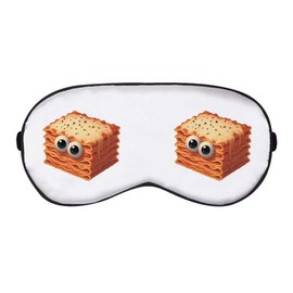 Azeeda 'Funny Lasagne Face' Sleep/Travel Eye Mask (EY00032334)