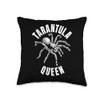 Tarantula Spider Queen Throw Pillow
