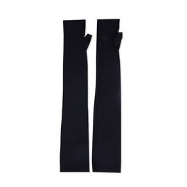 Glove Depo UPF 50+ Arm Cover, UV Gloves, Fingerless, Long Type, Cool Touch, Sports, Outdoor, UV Protection, Sun Protection, UV Arm Cover, Cooling, Women's, Men's, UV Protection, Long Gloves, Fingerless, Compression, Long black with thumb