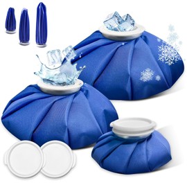 3 Piezas Bolsa de Hielo Terapia, Compresa para Frío o Agua Caliente, Bolsas de Frío y Calor,Bolsa de Hielo Reutilizable para Aliviar Dolores Musculares,Dolor de Cabeza,Articulaciones