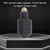 Mini Optical Audio Adapter 3.5MM Female Jack to Digital Toslink