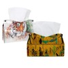 2 Pack Tissue Box Cover Holder, Ancient Egyptian Deities Rectangle