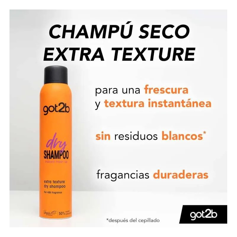 Shampoo en seco Got2b Texture 200ml