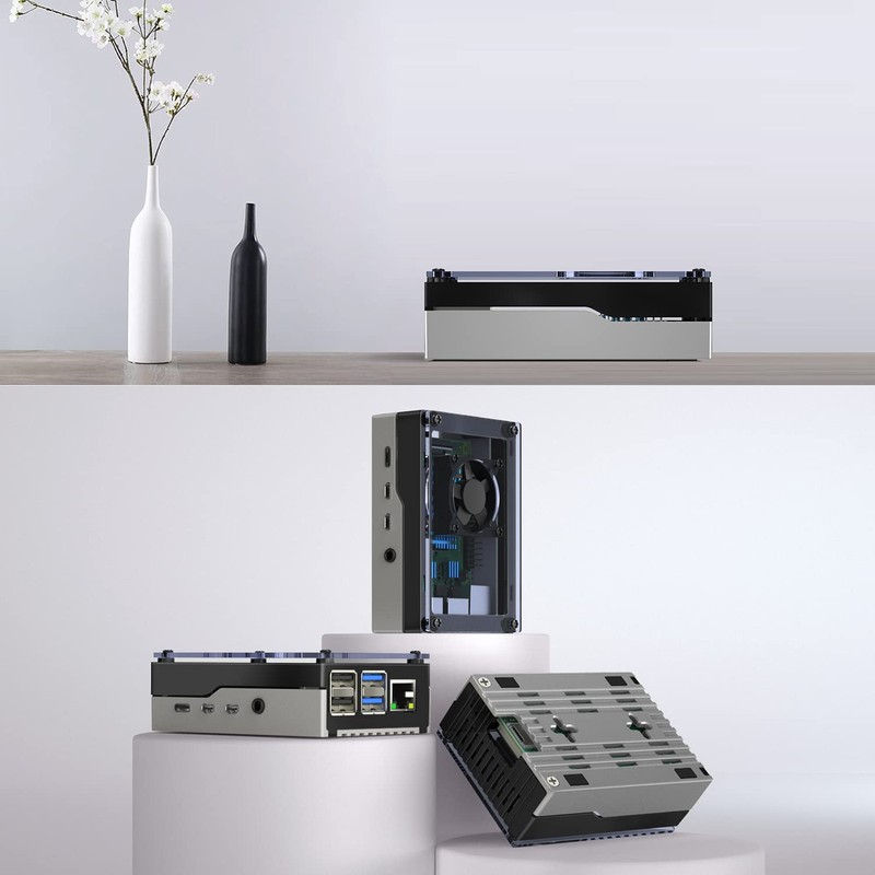 Miuzei Case for Raspberry Pi 4, Raspberry Pi 4b Case