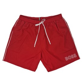 BOSS Men's Starfish Swim Shorts in Bright Red (UK, Alpha, XXL, Regular, Regular, Bright Red)