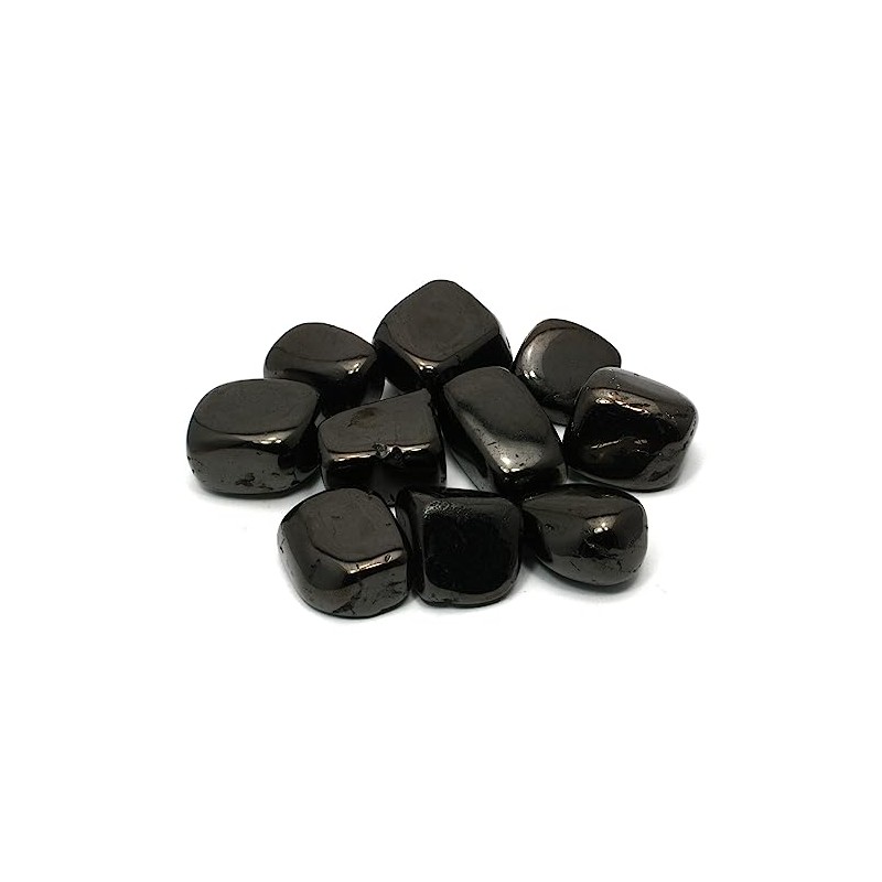 CrystalAge Jet Tumble Stone (20-25mm) - Single Stone