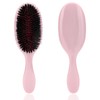 2 Pcs Hair Extension Brush Boar Bristle Hair Brush Used