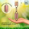 Rain Chains Direct - Scallop Rain Chain - 8.5 FT